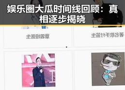 娱乐圈大瓜时间线回顾：真相逐步揭晓