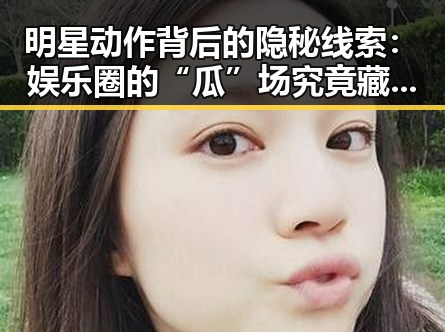 明星动作背后的隐秘线索：娱乐圈的“瓜”场究竟藏着什么？